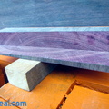 Purple Heart Walnut-Covering Board 043--POST