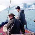 Glacier Bay Ranger Hank Schmitt foreground ca 1954--POST